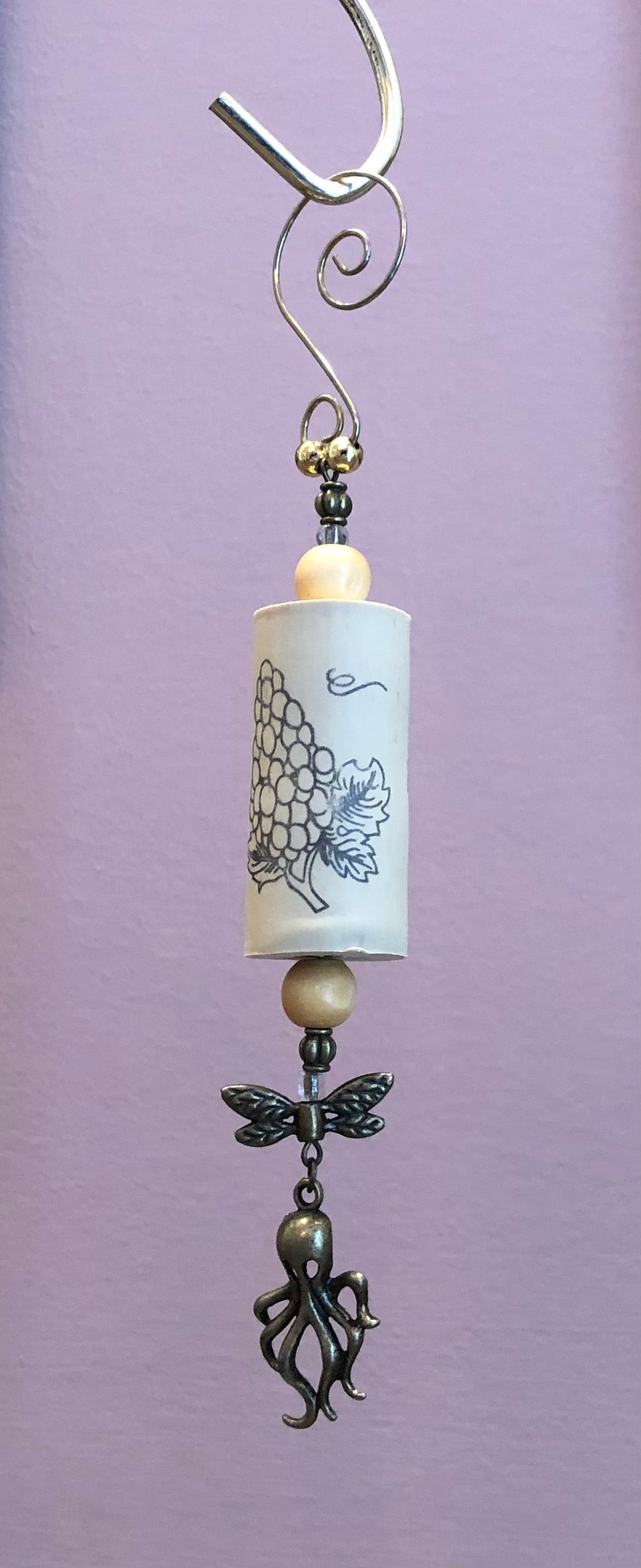 Wine Cork Ornaments with SeaLife Charm