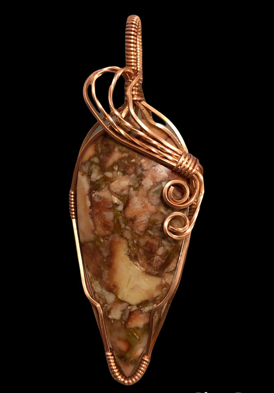Rose Garden Jasper in Copper